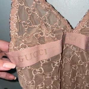 GUCCI lace lingerie bodysuit